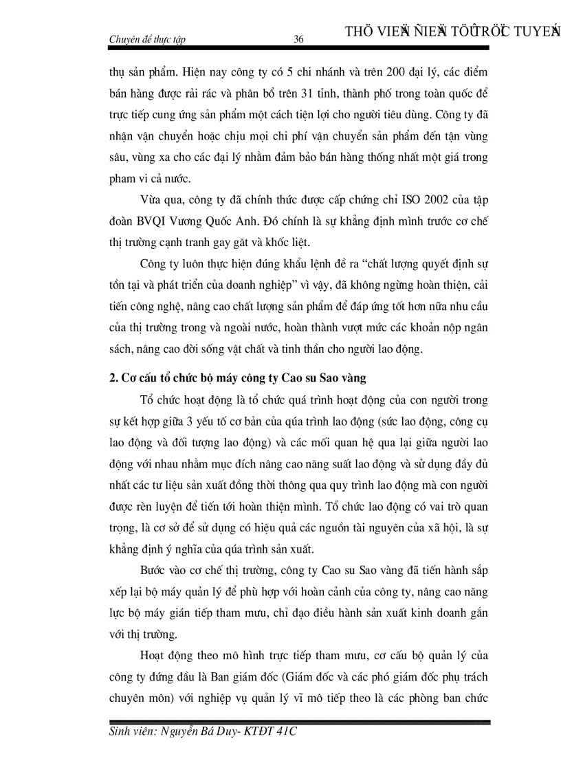 image for page Thực trạng và giải pháp họat động đầu tư nâng cao khả năng cạnh tranh của công ty Cao su Sao Vàng