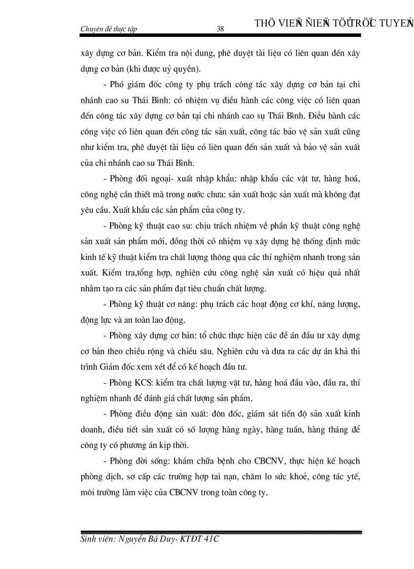 image for page Thực trạng và giải pháp họat động đầu tư nâng cao khả năng cạnh tranh của công ty Cao su Sao Vàng