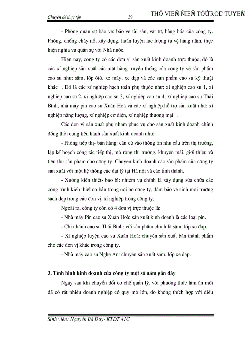 image for page Thực trạng và giải pháp họat động đầu tư nâng cao khả năng cạnh tranh của công ty Cao su Sao Vàng