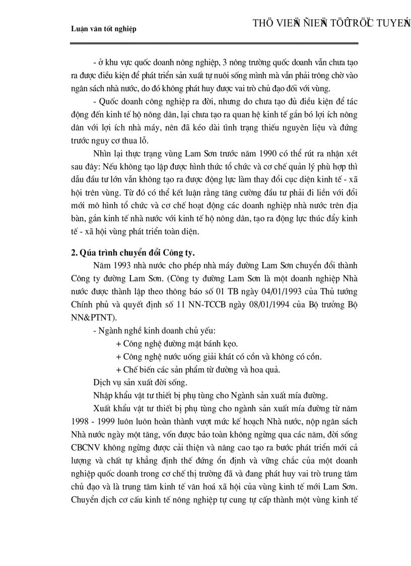 image for page Một số giải pháp cơ bản về phát triển vùng Nguyên liệu Công ty Cổ phần mía đường Lam Sơn