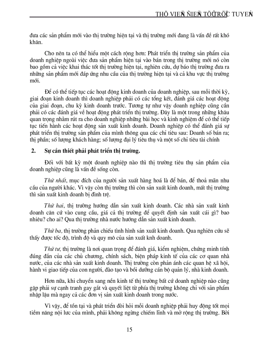 image for page Một số biện pháp nhằm phát triển thị trường tiêu thụ sản phẩm của Công ty Cao Su Sao Vàng