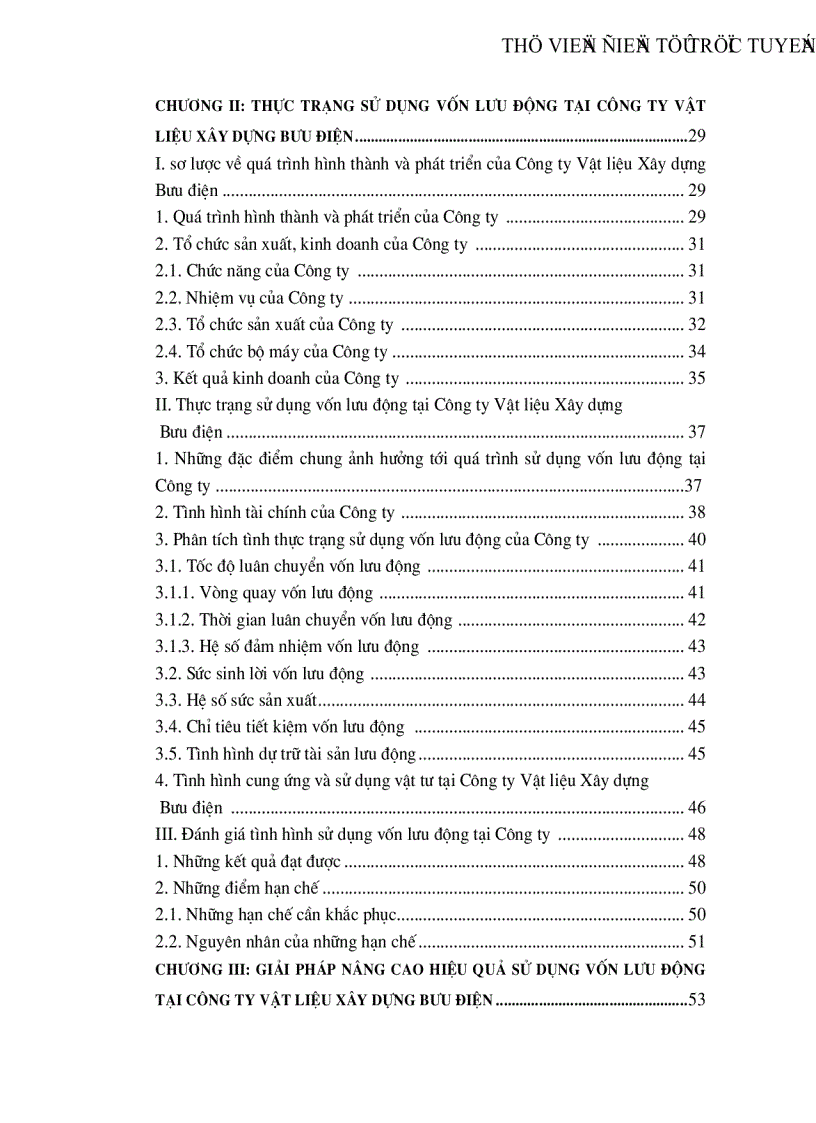 image for page Vốn lưu động và các biện pháp nâng cao hiệu quả sử dụng vốn lưu động tại công ty Vật liệu Xây dựng Bưu điện