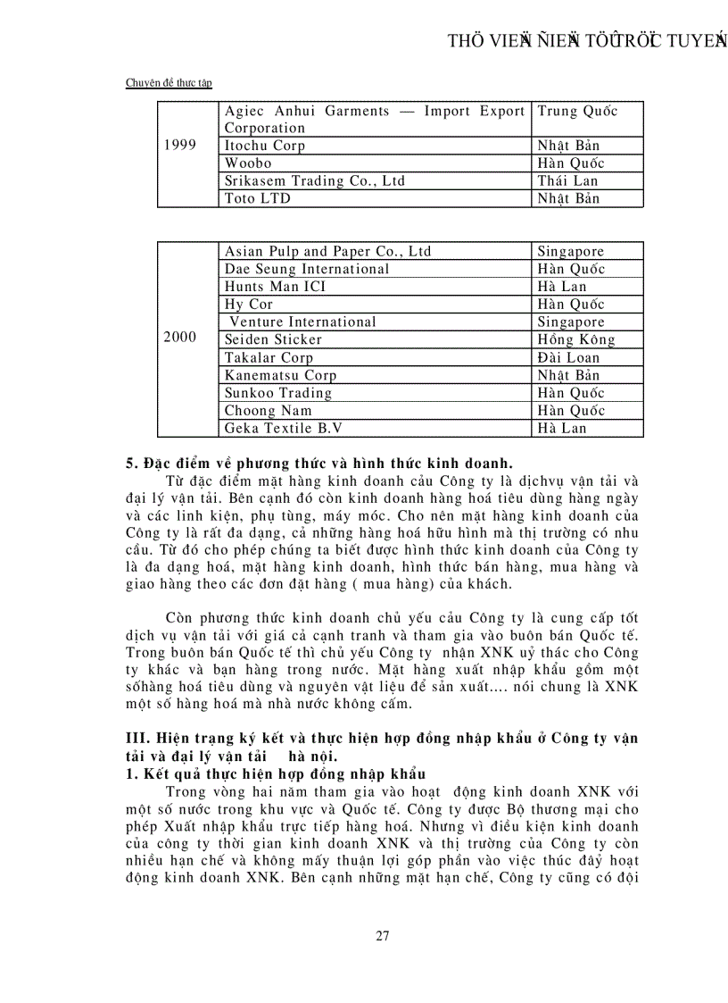 image for page Hoàn thiện việc ký kết và thực hiện hợp đồng nhập khẩu Công ty vận tải và đại lý vận tải Hà nội VITACO