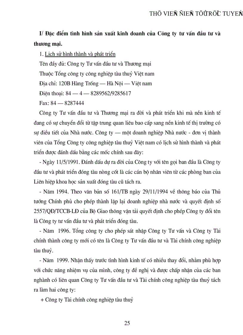 image for page Một số biện pháp nhằm nâng cao hiệu quả sử dụng vốn của Công ty Tư vấn đầu tư và Thương mại