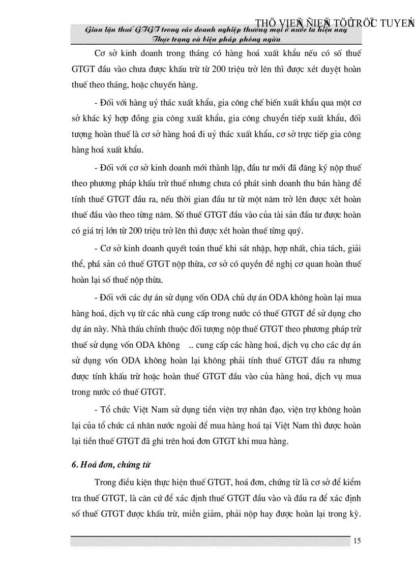 image for page Gian lận thuế GTGT trong các doanh nghiệp thương mại ở Việt Nam hiện nay và biện pháp phòng ngừa