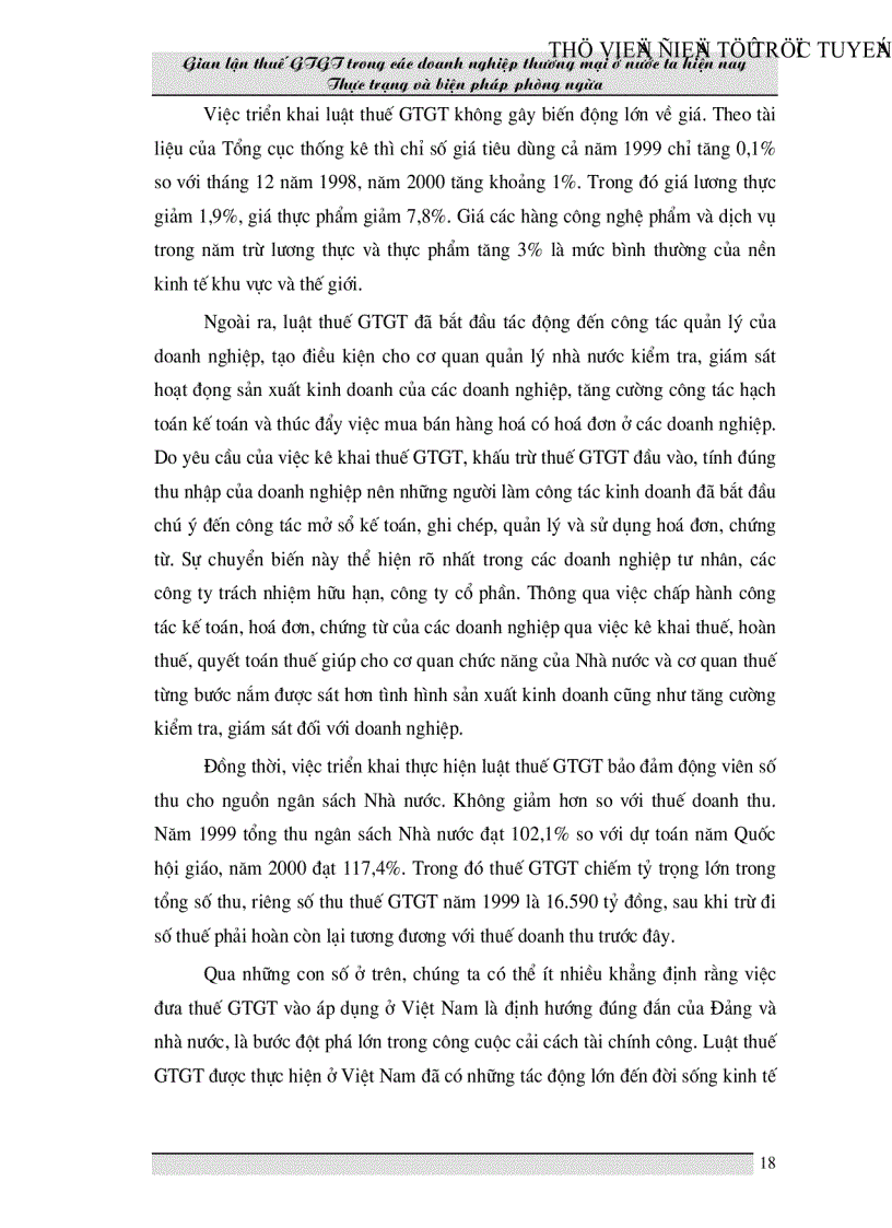 image for page Gian lận thuế GTGT trong các doanh nghiệp thương mại ở Việt Nam hiện nay và biện pháp phòng ngừa