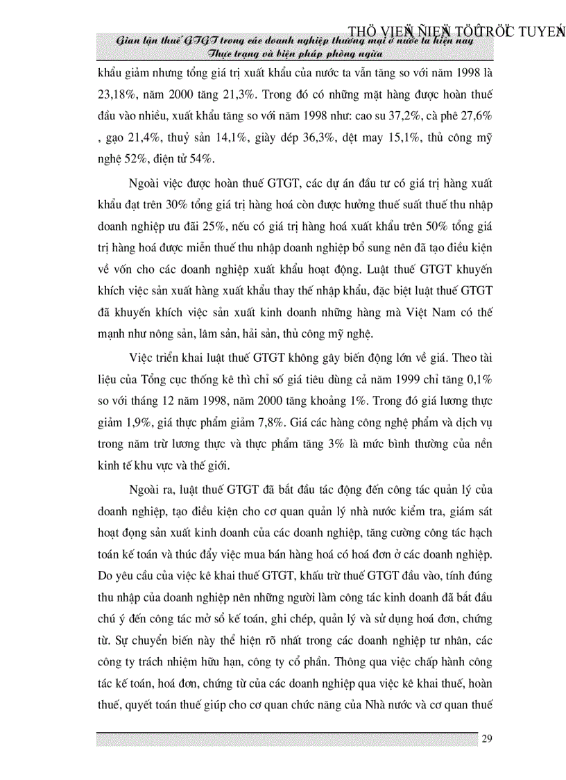 image for page Gian lận thuế GTGT trong các doanh nghiệp thương mại ở Việt Nam hiện nay và biện pháp phòng ngừa