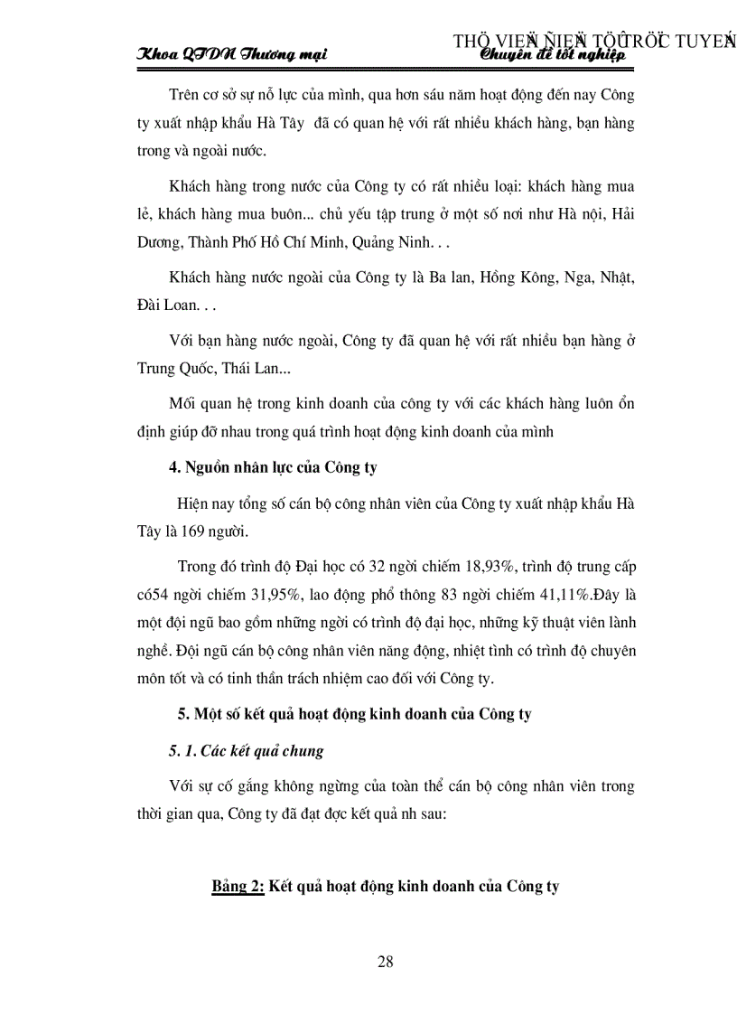 image for page Một số Biện pháp thúc đẩy hoạt động xuất khẩu ở Công ty xuất nhập khẩu Hà Tây