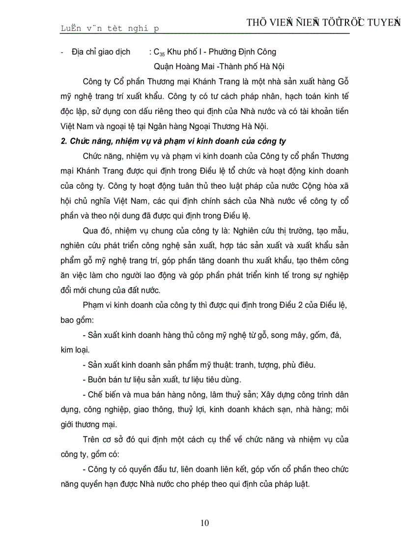 image for page Một số giải pháp xây dựng và phát triển thương hiệu cho Công ty Cổ phần thương mại Khánh Trang
