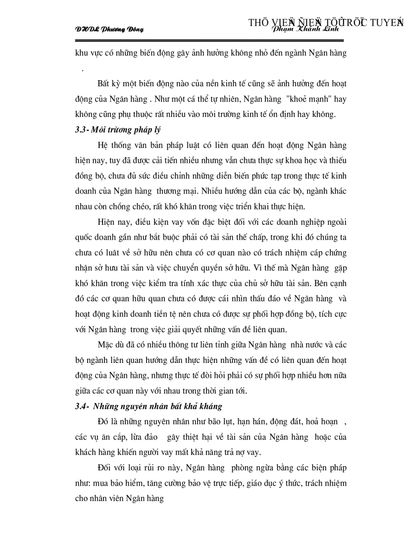 image for page Rủi ro tín dụng và một số biện pháp phòng ngừa rủi ro tín dụng tại Ngân hàng thương mại Việt Nam