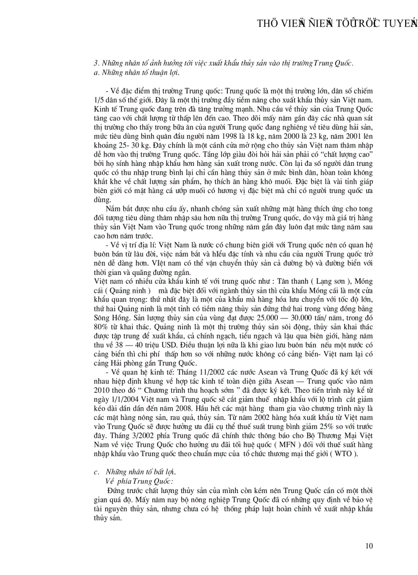 image for page Thực trạng và biện pháp chủ yếu thúc đẩy xuất khẩu thủy sản Việt Nam sang thị trường Trung Quốc