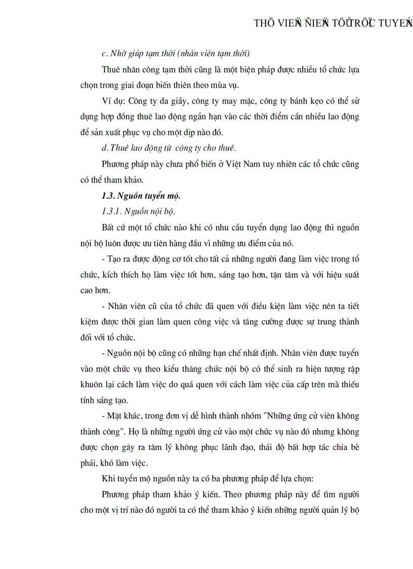 image for page Tuyển dụng là hoạt động then chốt của quản trị nhân lực trong mọi tổ chức