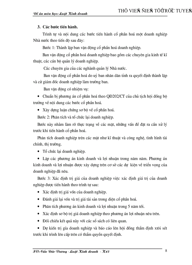 image for page Cổ phần hoá doanh nghiệp Nhà nước ở Việt Nam