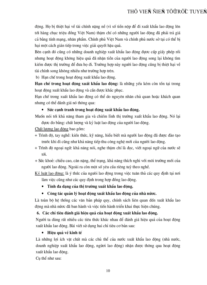 image for page Thực trạng và giải pháp nhằm nâng cao hiệu quả của hoạt động xuất khẩu lao động ở Việt Nam