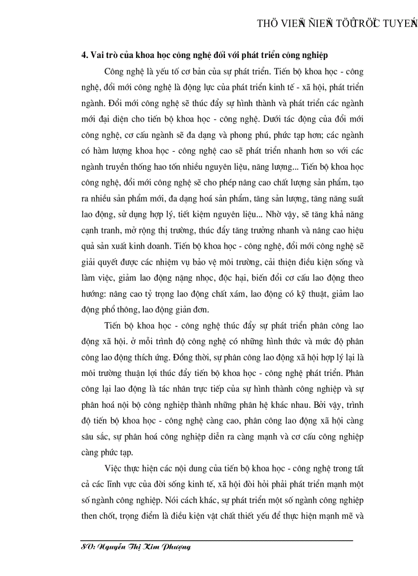 image for page Vai trò của khoa học công nghệ đối với sự phát triển công nghiệp việt nam