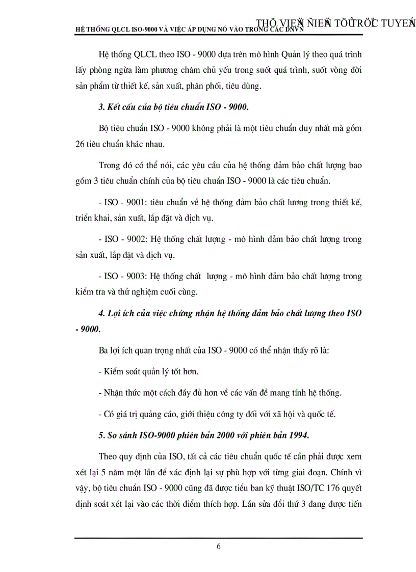 image for page Hệ thống QLCL theo tiêu chuẩn ISO 9000 và việc áp dụng nó vào trong các doanh nghiệp Việt Nam