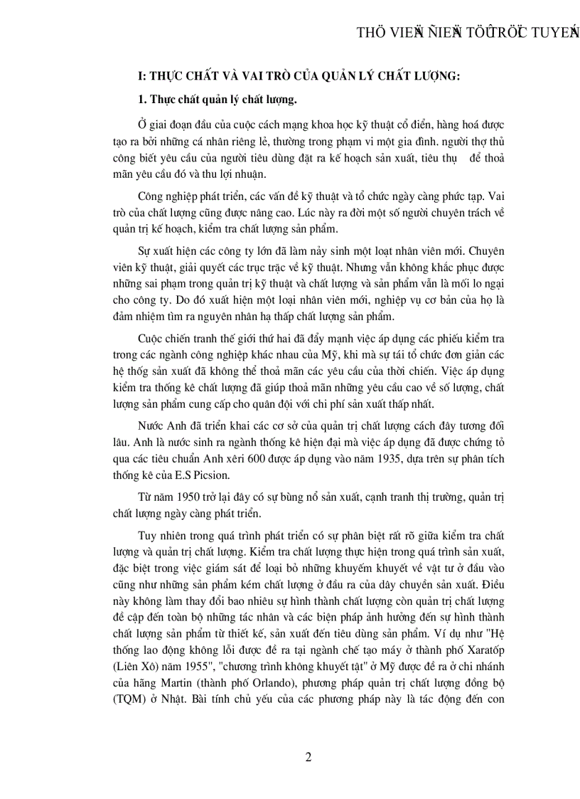 image for page Một số vấn đề về quản lý chất lượng trong các doanh nghiệp công nghiệp