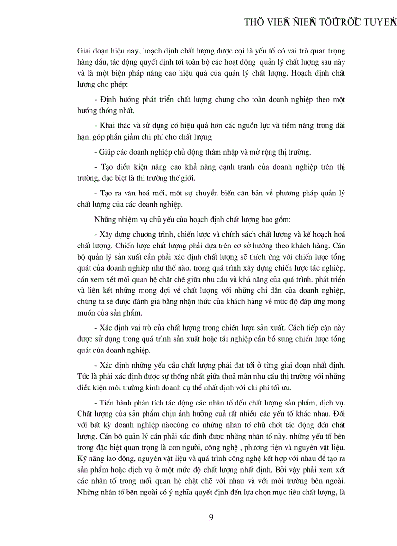 image for page Một số vấn đề về quản lý chất lượng trong các doanh nghiệp công nghiệp