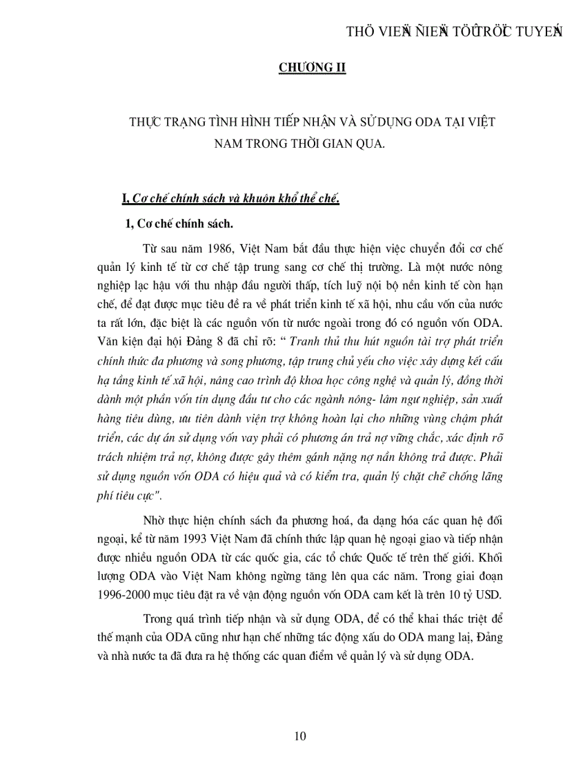 image for page Một số giải pháp nhằm tăng cường công tác quản lý và sử dụng nguồn Hỗ trợ phát triển chính thức ODA ở Việt Nam trong giai đoạn hiện nay