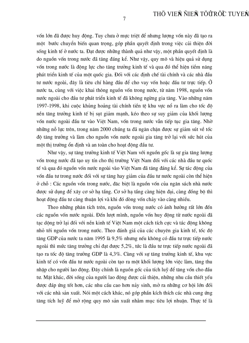 image for page Tình hình huy động vốn đầu tư phát triển ở Việt Nam