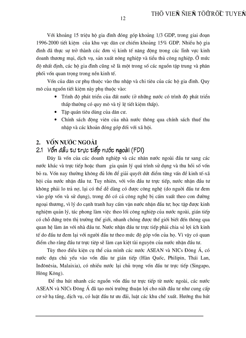 image for page Tình hình huy động vốn đầu tư phát triển ở Việt Nam