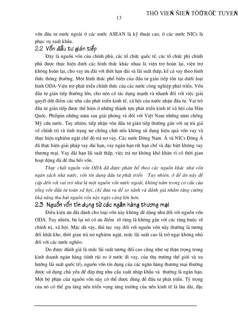 image for page Tình hình huy động vốn đầu tư phát triển ở Việt Nam