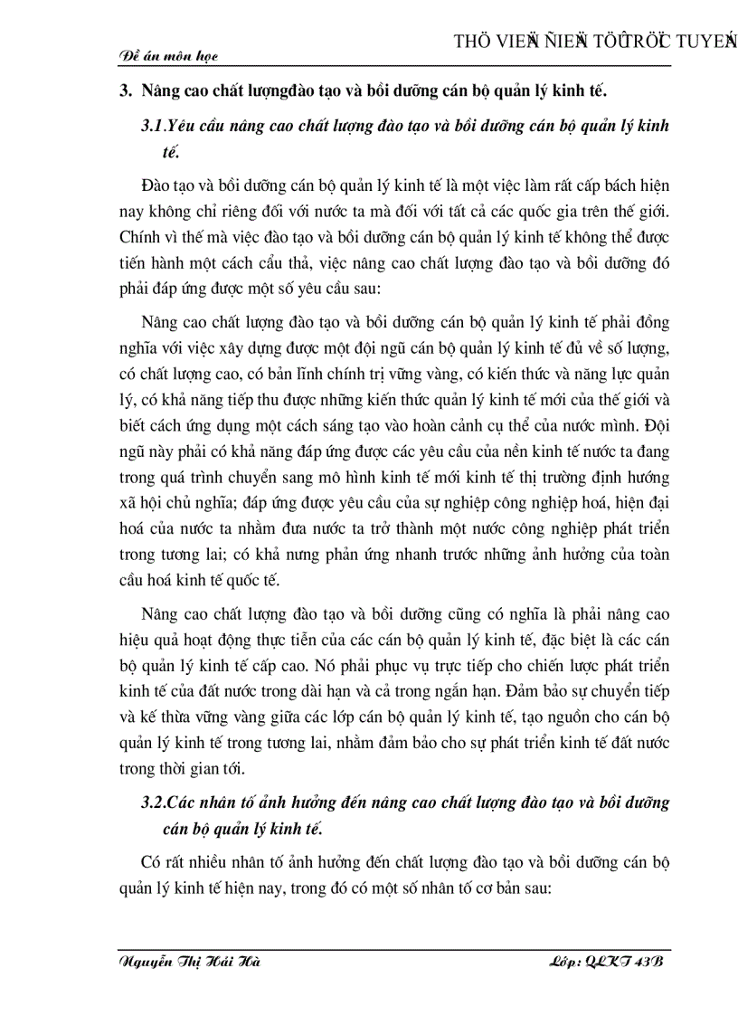 image for page Nâng cao chất lượng đào tạo và bồi dưỡng cán bộ quản lý kinh tế ở nước ta hiện nay