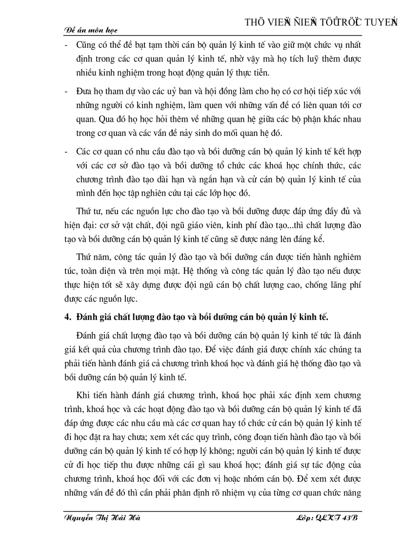 image for page Nâng cao chất lượng đào tạo và bồi dưỡng cán bộ quản lý kinh tế ở nước ta hiện nay