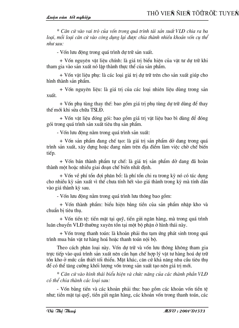 image for page Vốn lưu động và một số biện pháp nhằm nâng cao hiệu quả sử dụng vốn lưu động tại Công ty thương mại và Đầu tư phát triển miền núi Thanh Hoá