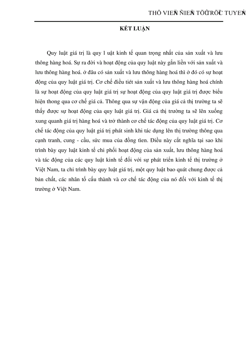 image for page Tác động cơ bản của quy luật giá trị đối với nền kinh tế thị trường Thực trạng nền kinh tế nước ta và các giải pháp nhằm phát triển nền kinh tế thị trường ở Việt Nam