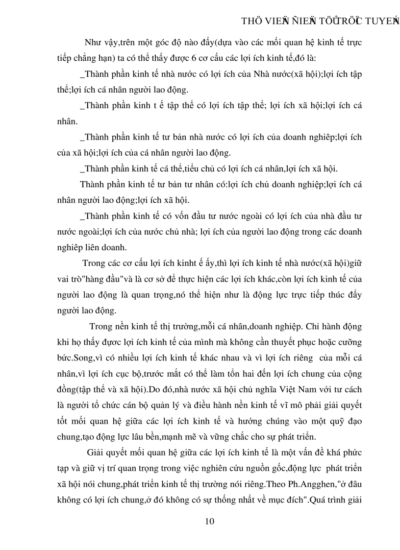 image for page Lợi ích kinh tế và các hình thức phân phối thu nhập ở Việt Nam hiện nay