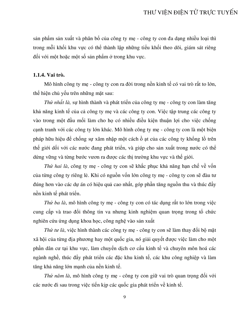 image for page Tính tất yếu khách quan và con đường hình thành công ty mẹ công ty con ở Việt Nam