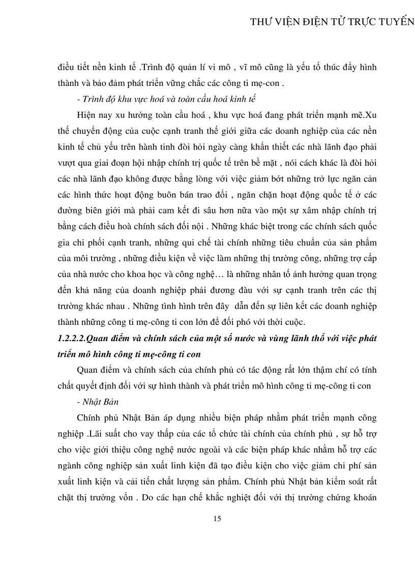 image for page Tính tất yếu khách quan và con đường hình thành công ty mẹ công ty con ở Việt Nam