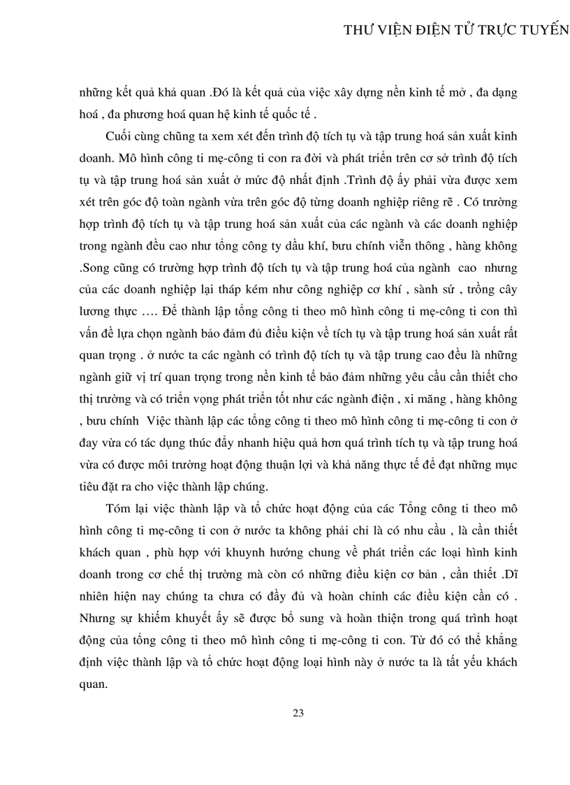 image for page Tính tất yếu khách quan và con đường hình thành công ty mẹ công ty con ở Việt Nam