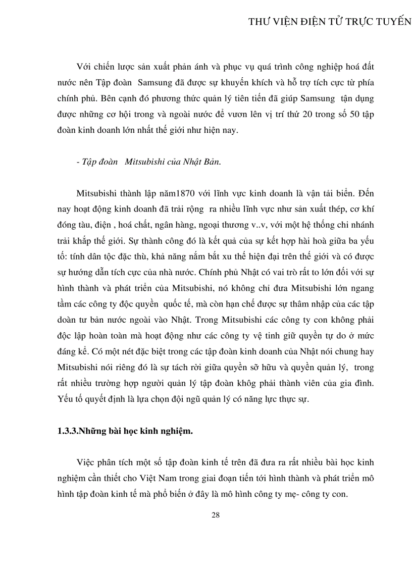 image for page Tính tất yếu khách quan và con đường hình thành công ty mẹ công ty con ở Việt Nam