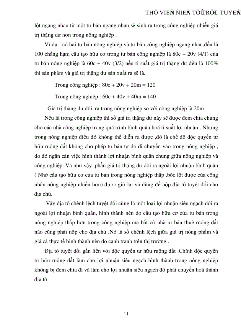 image for page Lý luận về địa tô của Các Mác và sự vận dụng vào chính sách đất đai ở Việt Nam hiện nay