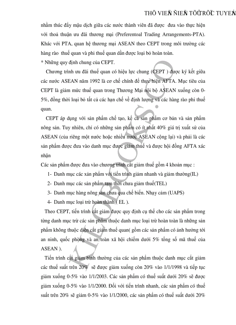 image for page Thúc đẩy xuất khẩu hàng hoá của Việt Nam trong điều kiện thực hiện lộ trình AFTA CEPT