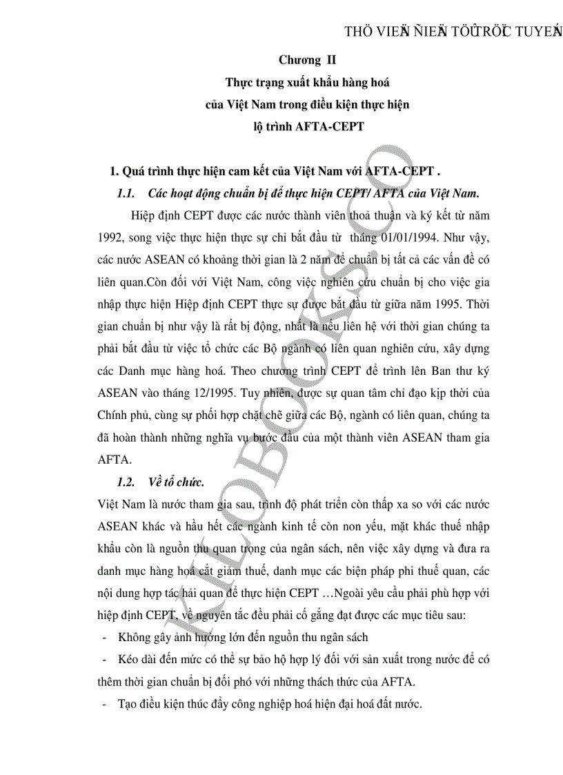 image for page Thúc đẩy xuất khẩu hàng hoá của Việt Nam trong điều kiện thực hiện lộ trình AFTA CEPT