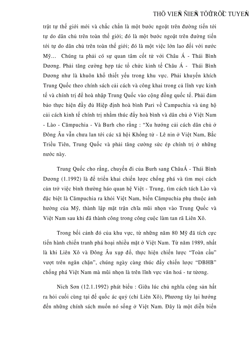 image for page Diễn biến hòa bình và chống diễn biến hòa bình của chủ nghĩa đế quốc trên mặt trận văn hoá tư tưởng ở Việt Nam