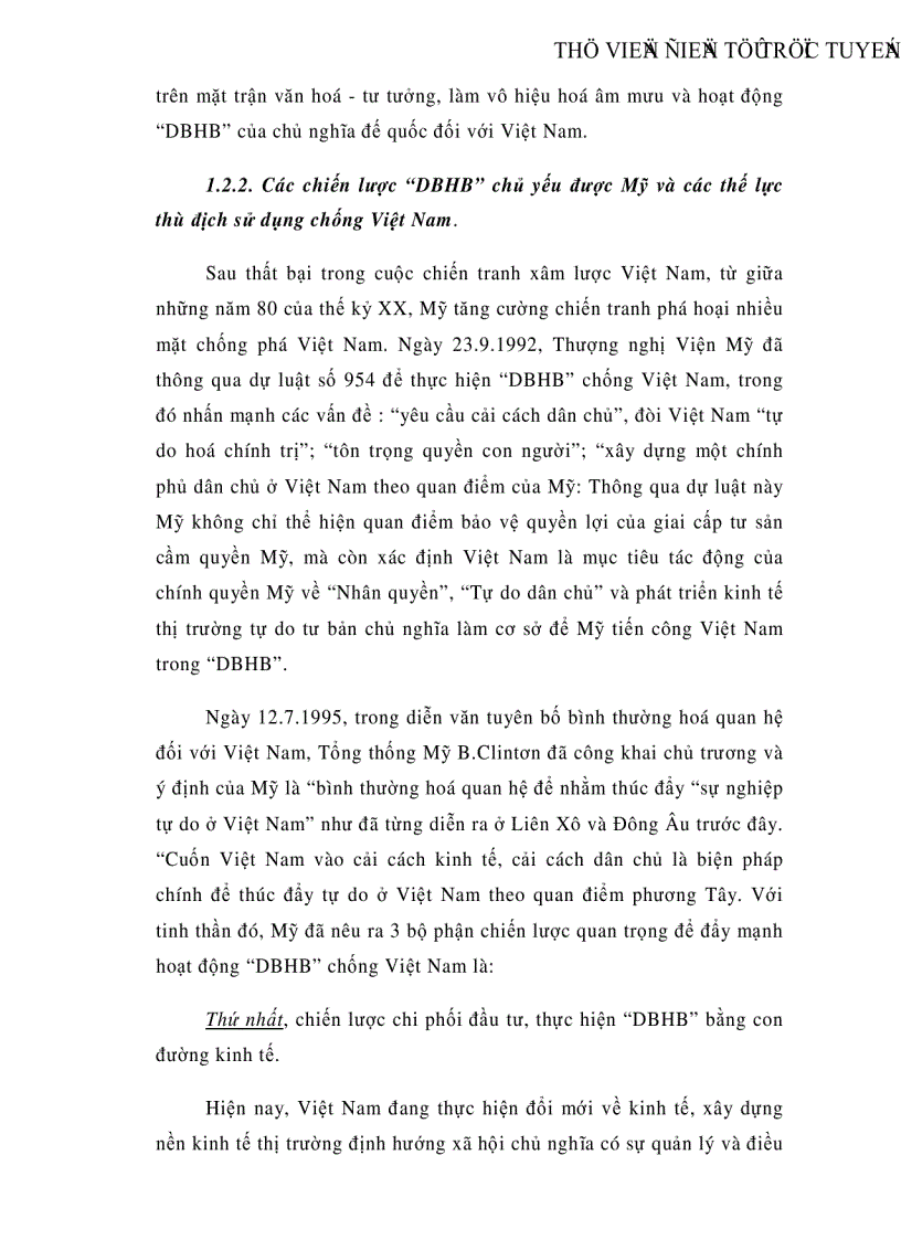 image for page Diễn biến hòa bình và chống diễn biến hòa bình của chủ nghĩa đế quốc trên mặt trận văn hoá tư tưởng ở Việt Nam