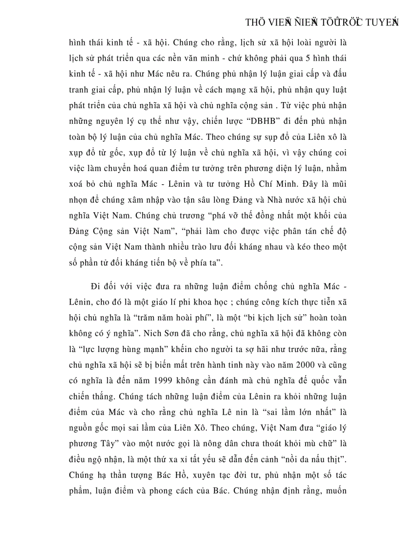 image for page Diễn biến hòa bình và chống diễn biến hòa bình của chủ nghĩa đế quốc trên mặt trận văn hoá tư tưởng ở Việt Nam