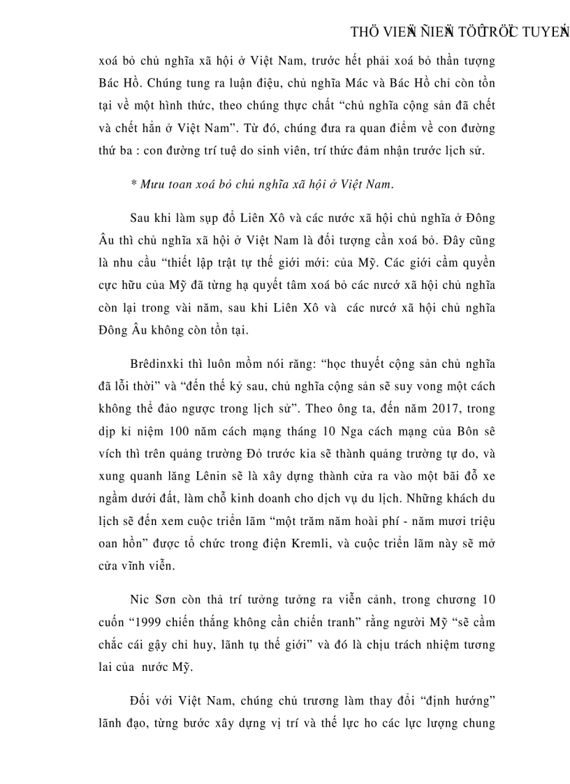 image for page Diễn biến hòa bình và chống diễn biến hòa bình của chủ nghĩa đế quốc trên mặt trận văn hoá tư tưởng ở Việt Nam
