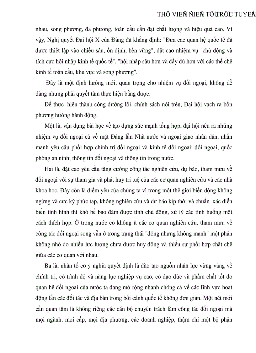 image for page Phân tích sự đổi mới tư duy đối ngoại trong CSĐN Việt Nam từ 1986 đến nay