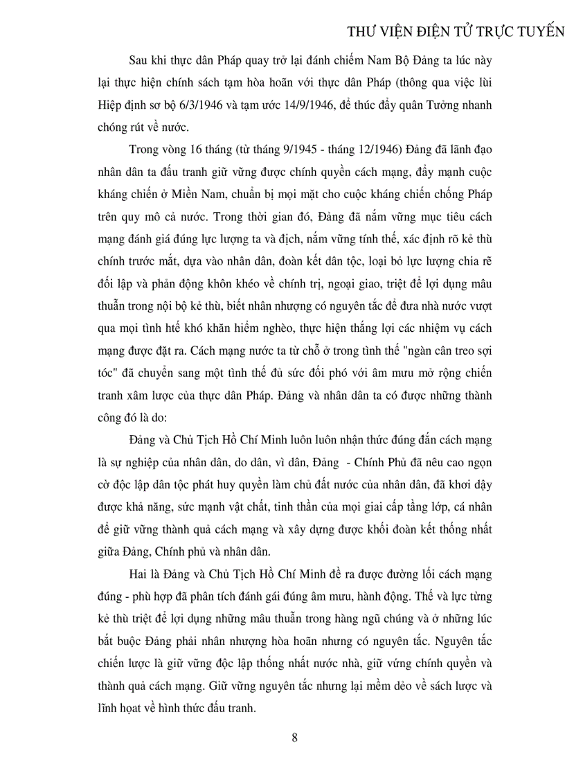 image for page Sự lãnh đạo của Đảng là nhân tố chủ yếu quyết định mọi thắng lợi của cách mạng Việt Nam