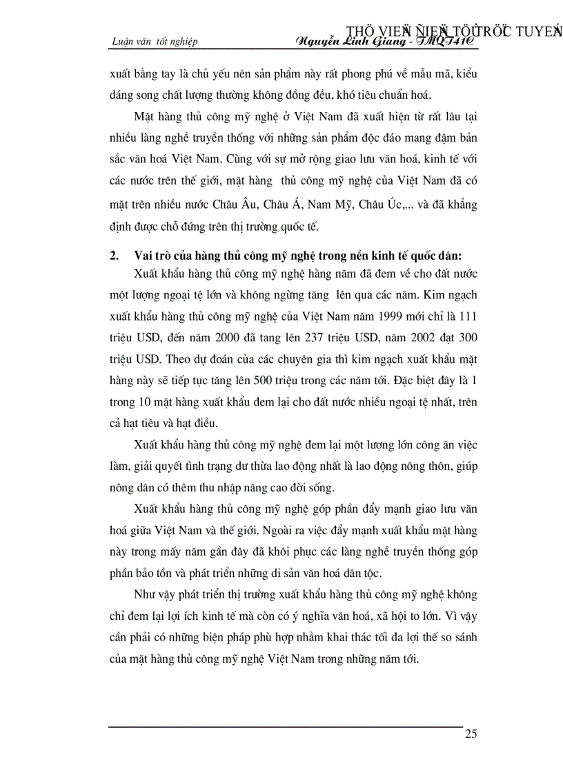 image for page Một số biện pháp phát triển thị trường xuất khẩu hàng thủ công mỹ nghệ tại Công ty XNK BAROTEX