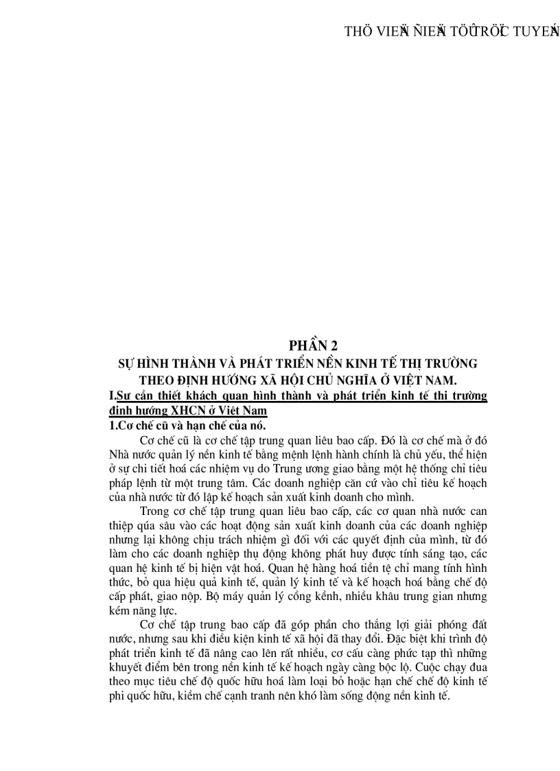 image for page Quá trình hình thành và phát triển nền kinh tế thị trường theo định hướng xã hội chủ nghĩa ở Việt Nam