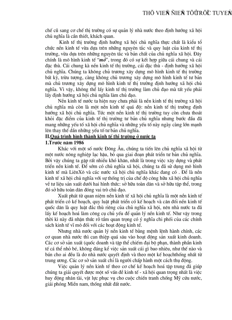 image for page Quá trình hình thành và phát triển nền kinh tế thị trường theo định hướng xã hội chủ nghĩa ở Việt Nam