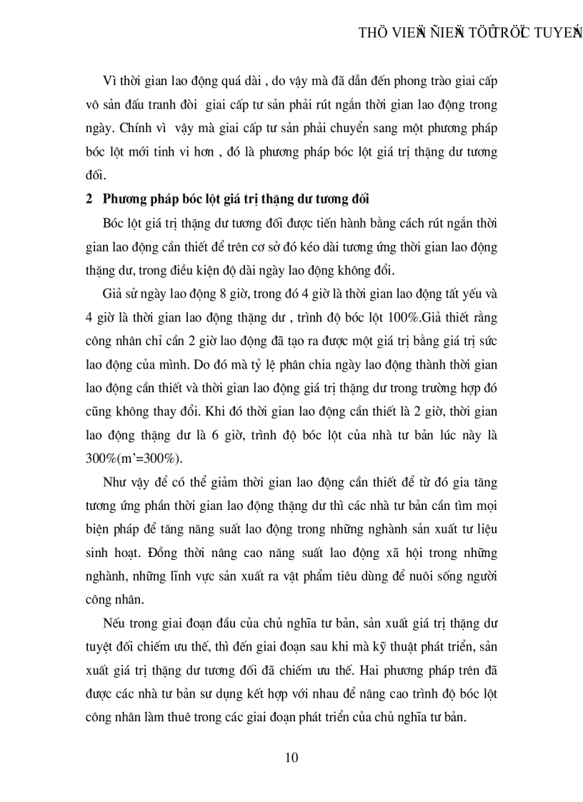 image for page Bản chất và các hình thức biểu hiện của giá trị thặng dư