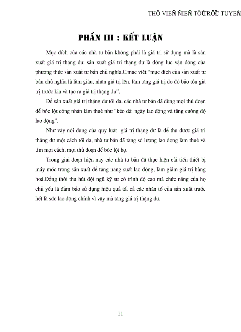 image for page Bản chất và các hình thức biểu hiện của giá trị thặng dư