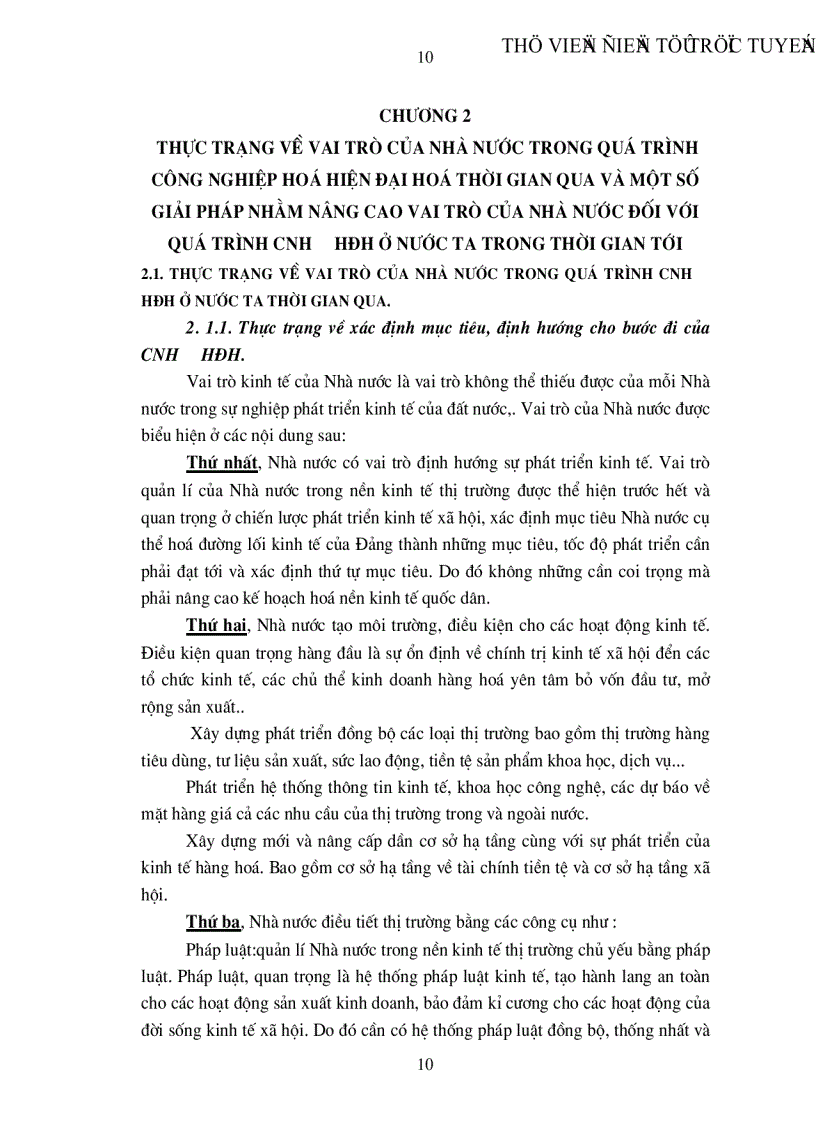 image for page Thực trạng về vai trò của nhà nước trong quá trình CNH HĐH và những giải pháp nhằm nâng cao vai trò của nhà nước đối với quá trình CNH HĐH ở nước ta trong thời gian tới